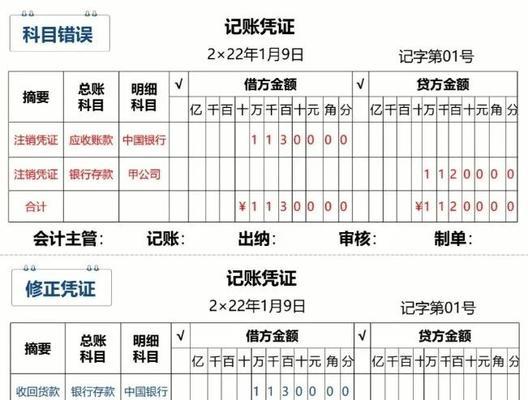 电脑记账错误后的应对策略（处理电脑记账错误的有效方法与技巧）